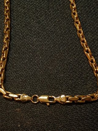 Cadena de oro laminado estilo italiano