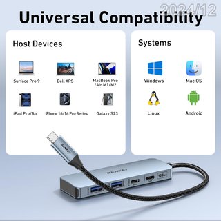 BENFEI Hub USB-C 4en1 10Gbps x2 USB-C +2 USB-A 3.2