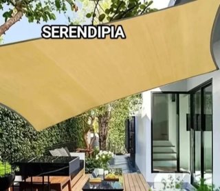 2 TOLDOS VELA DE SOMBREO CUADRADOS 3X3 BEIGE.