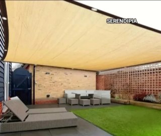 2 TOLDOS VELA DE SOMBREO CUADRADOS 3X3 BEIGE.
