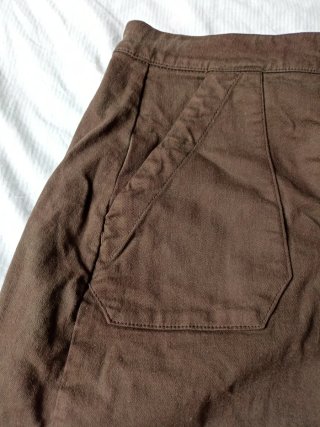 Falda SKFK Talla 40 Marrón