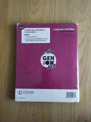 Literatura Universal 1º Bachillerato. Libro del...