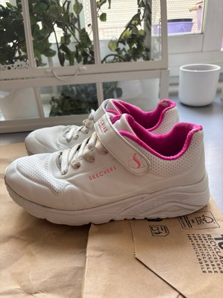Zapatillas Skechers Blancas Los Ángeles Talla 36