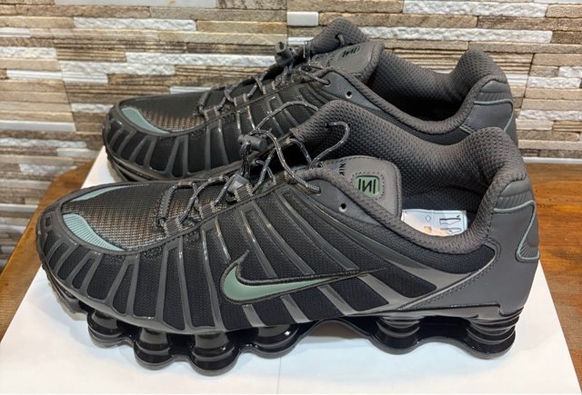 Nike Shox TL Gris Verde Talla 45.5