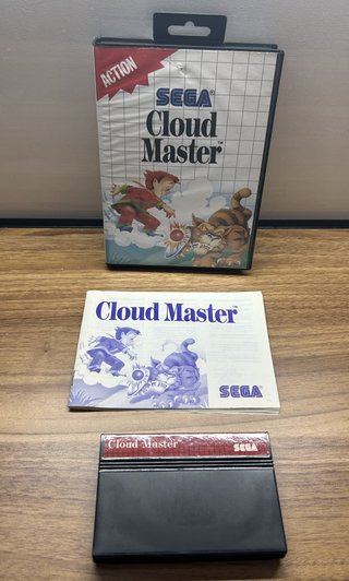 SEGA Cloud Master Master System Completo CIB
