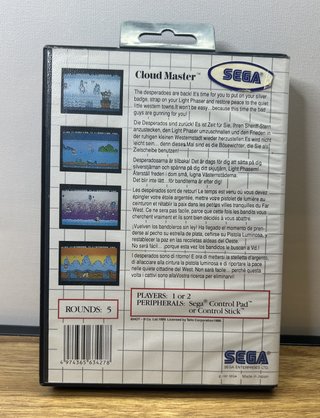 SEGA Cloud Master Master System Completo CIB