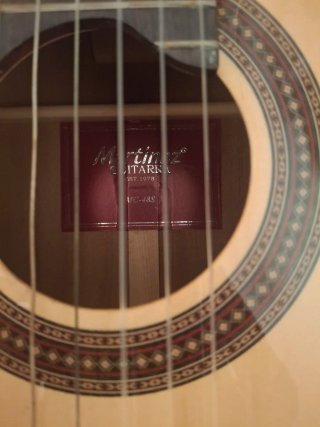 Guitarra Clásica Martínez MC48S con funda