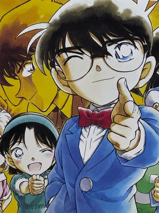 Lámina ilustración Detective Conan