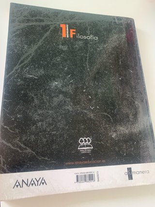 Filosofía 1 bachillerato anaya