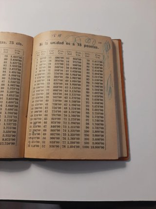 Antiguo librillo "Cuentas Ajustadas".