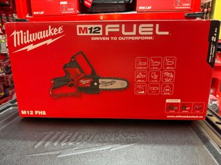 Motosierra Milwaukee M12 FUEL FHS