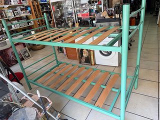 Cama lateral 90/190 metal y madera