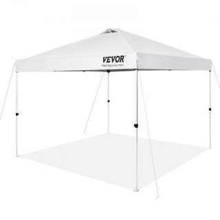 Tienda de Fiesta Plegable 304.8 x 304.8 cm con Bolsa Portátil para Camping Blanca