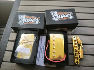 CAMBIO Guitarra ES355 con TV Jones + Gotoh +EXTRAS