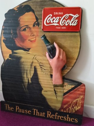 Cartel Coca-Cola The Pause That Refreshes