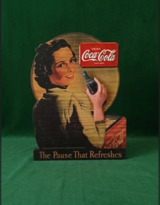Cartel Coca-Cola The Pause That Refreshes