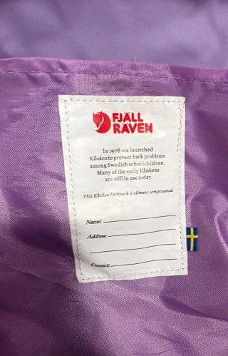 Mochila Fjallraven Kanken Morada Mediana