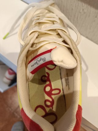 Zapatillas Pepe Jeans Beige y Amarillo