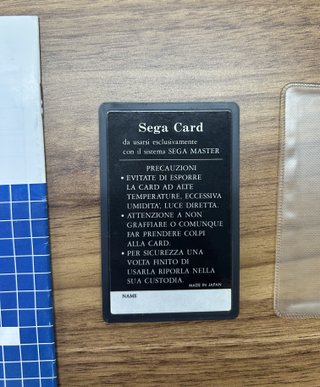 Great Soccer Sega Card Master System Completo