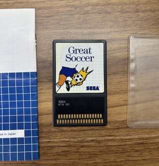 Great Soccer Sega Card Master System Completo