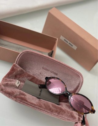Gafas Miu Miu Tortoise Rosa