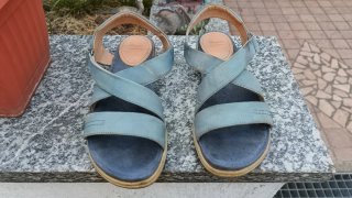 Sandali donna BATA Comfort Nabuk e Pelle Tg 40