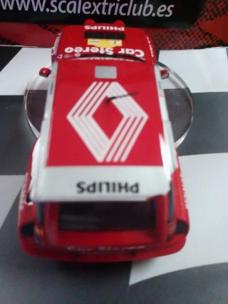 Coche Scalextric Renault 5 Turbo alerón roto