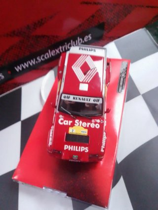 Coche Scalextric Renault 5 Turbo alerón roto