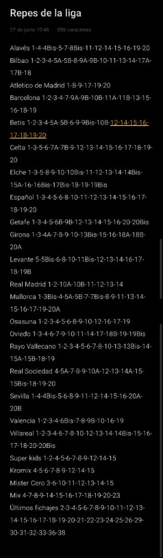 Cromos La Liga 25-26