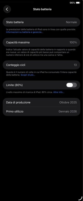 iPad A16 128GB Wifi+Cellular Grigio