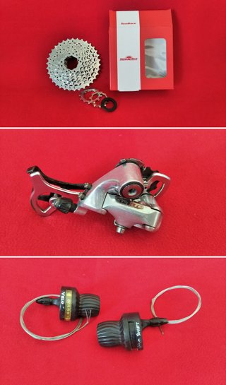 Transmisión STX-RC 3x8-V Shimano SRAM VeloShift