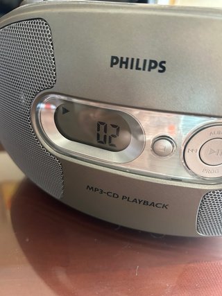 Radio CD Portátil Philips MP3
