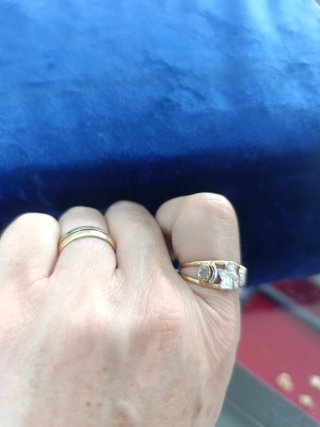Anillo Oro 18k Ángel de la Guarda