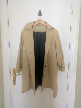 Gabardina Beige Mujer