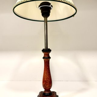 Vintage 90’s lámpara sobremesa madera