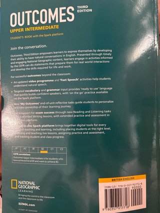 Outcomes Upper-Intermediate with the Spark Plat...