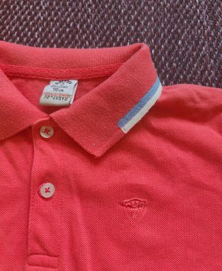 Polo niño Charanga coral