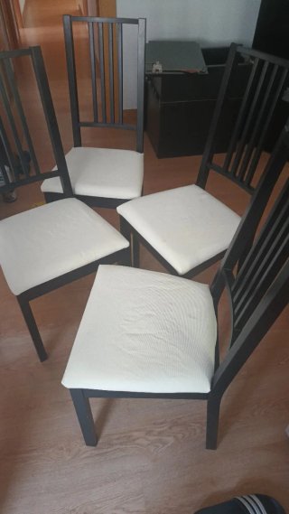 Juego de 4 sillas de comedor