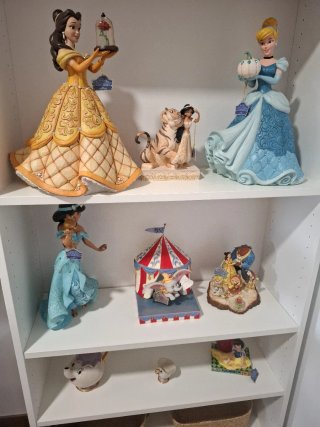 Figuras Disney Resina + Repisa