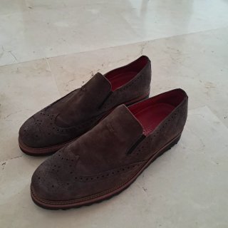 2 Pares Zapatos Dellaspica Milano Italia de piel.