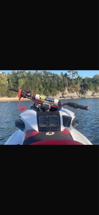 Yamaha FZR SVHO con remolque