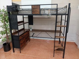 Litera Metálica Juvenil + Escritorio y Cajones