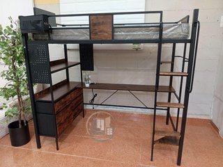 Litera Metálica Juvenil + Escritorio y Cajones