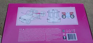 Barbie Coche Rosa con Muñecas