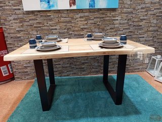 Mesa de Comedor o Cocina Acacia 160x85 cm