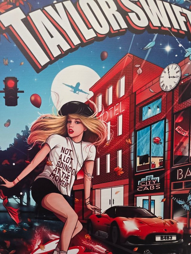 Quadro Taylor Swift 40x60 Cm