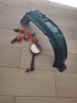Guardabarros trasero Derbi Variant + intermitentes