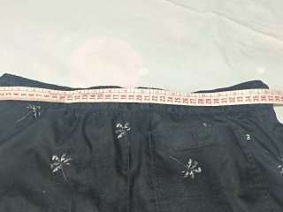 Bañador negro palmeras