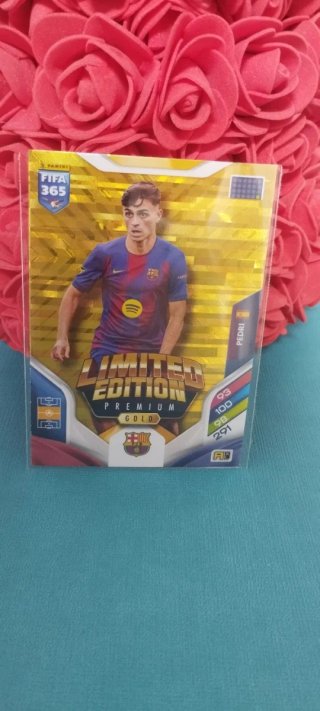 Carta Pedri Limited Edition Adrenalyn FIFA 365