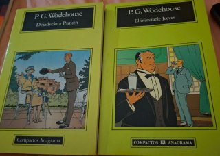 Dos libros de Jeeves.  Wodehouse. Compactos Anagra